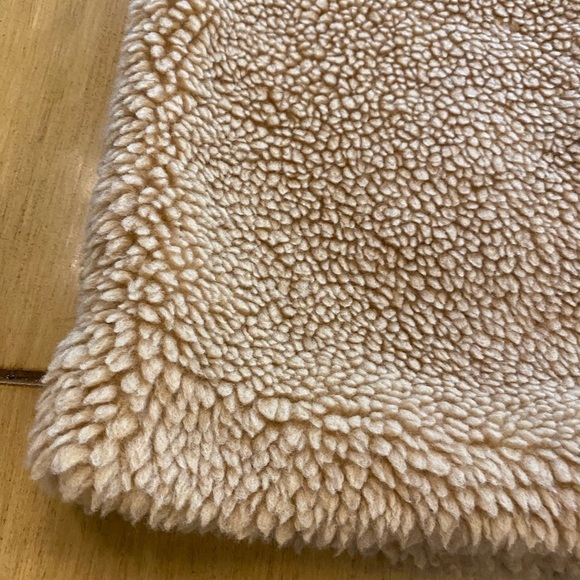 Aliette Women’s Sherpa Faux Fur Mini Skirt Tan Lined New w/o tag size 10 - Picture 6 of 16